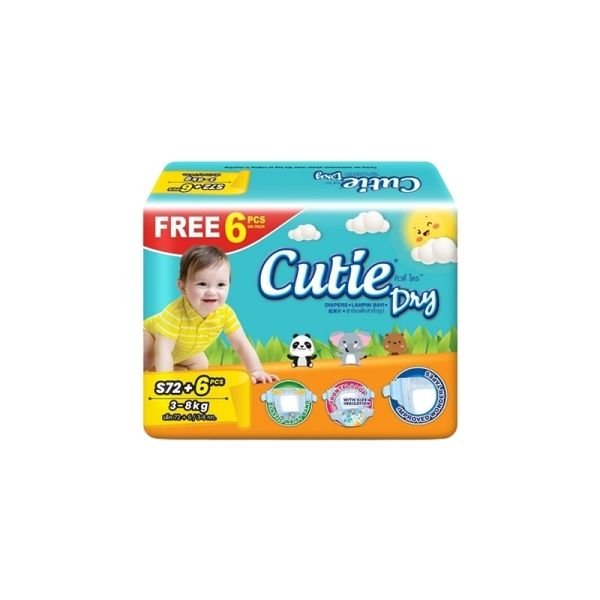 CUTIE DRY MEGA PACK - SIZE S (78'S)