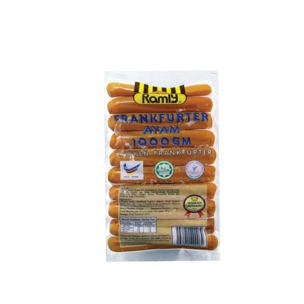 RAMLY CHICKEN FRANKFURTERS (1KG)