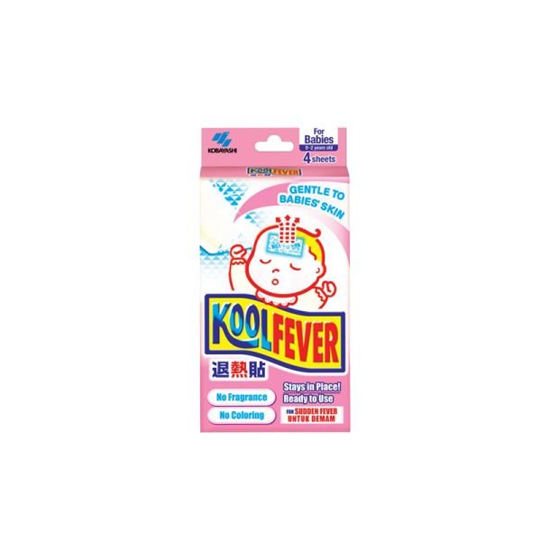 KOOLFEVER COOLING GEL SHEET FOR BABY (4 SHEETS)