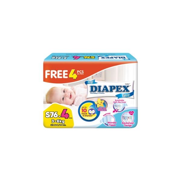 DIAPEX EASY MEGA PACK - SIZE S (80'S)