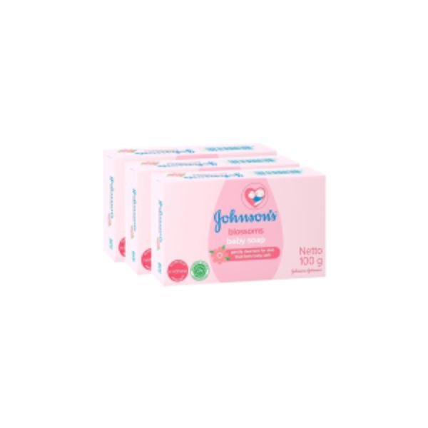 JOHNSON'S BABY SOAP BLOSSOM - TWIN PACK (3X100G)
