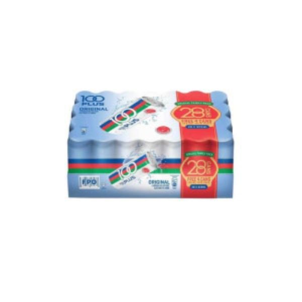 100PLUS ISOTONIC DRINK - ORIGINAL (28 CANS X 325ML)