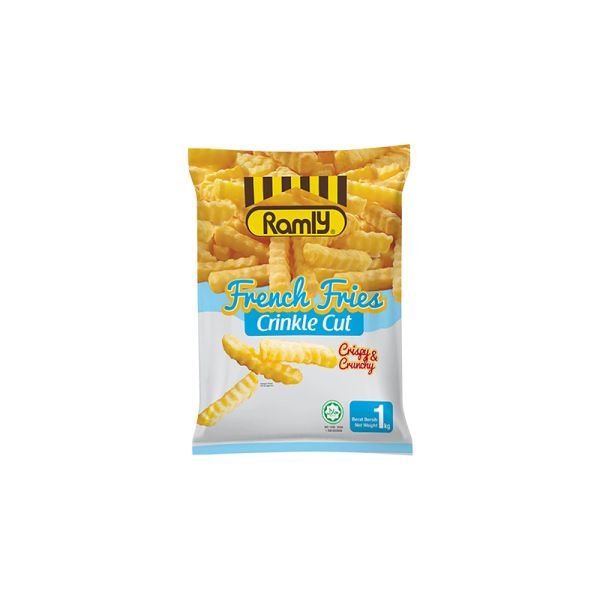 RAMLY CRINKLE CUT FRENCH FRIES (1KG)